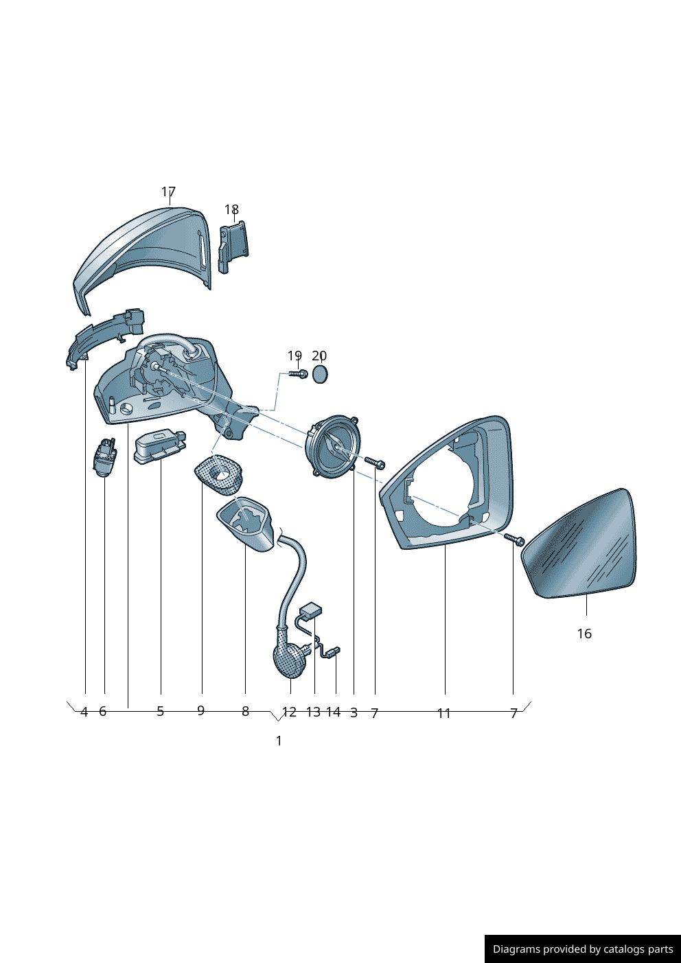 Car part diagram