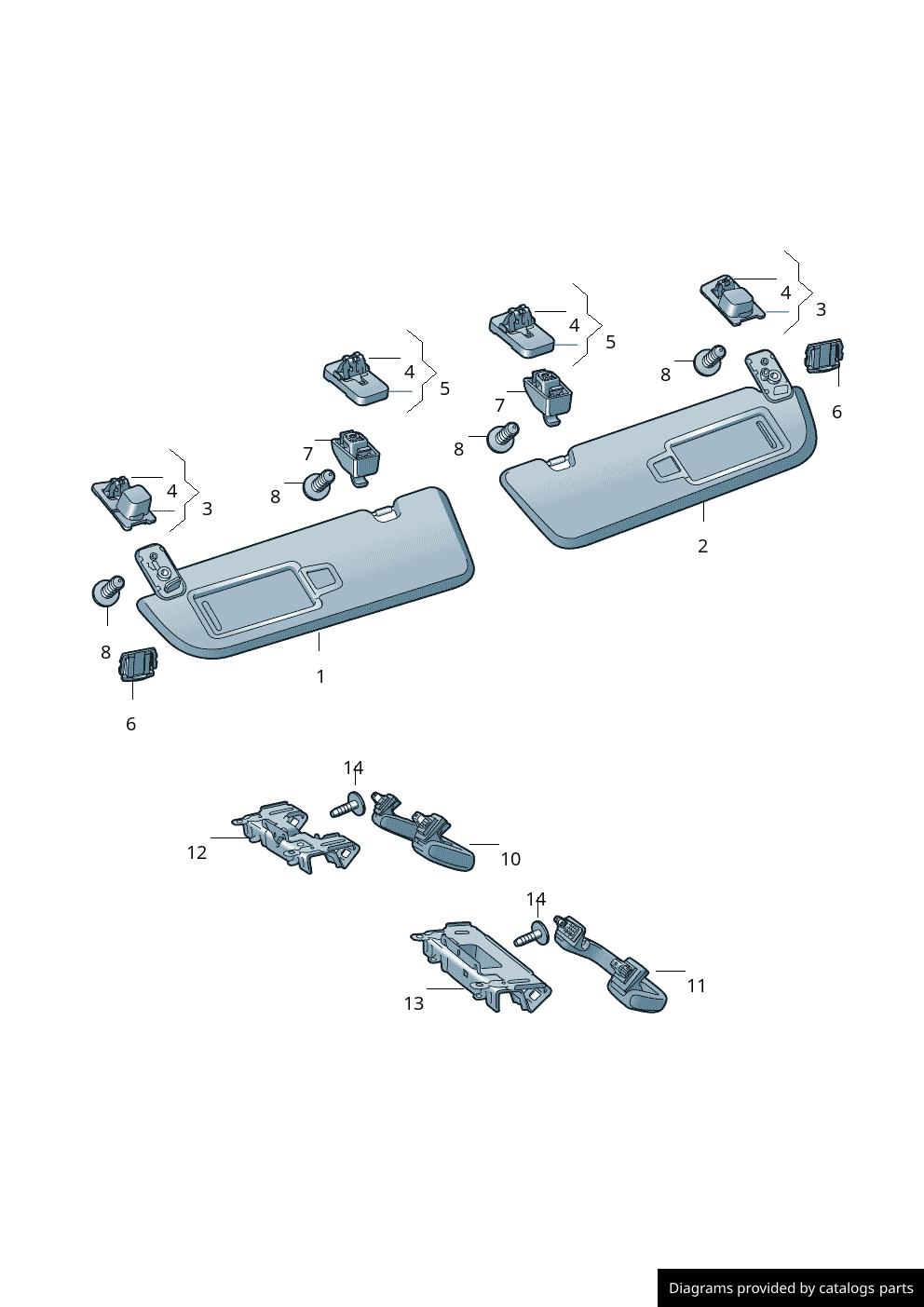 Car part diagram