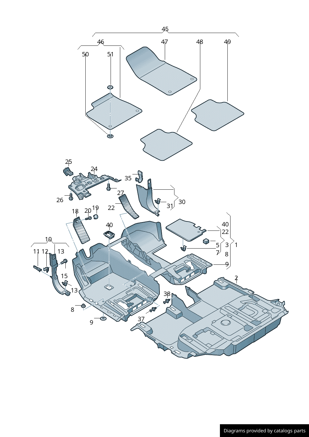 Car part diagram