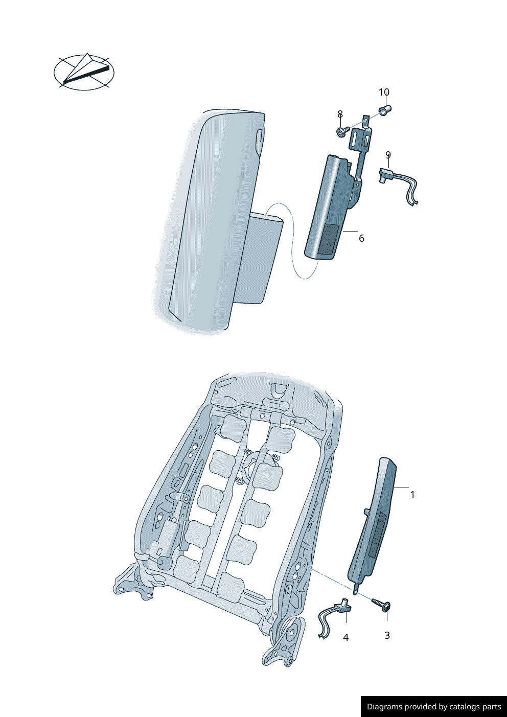 Car part diagram
