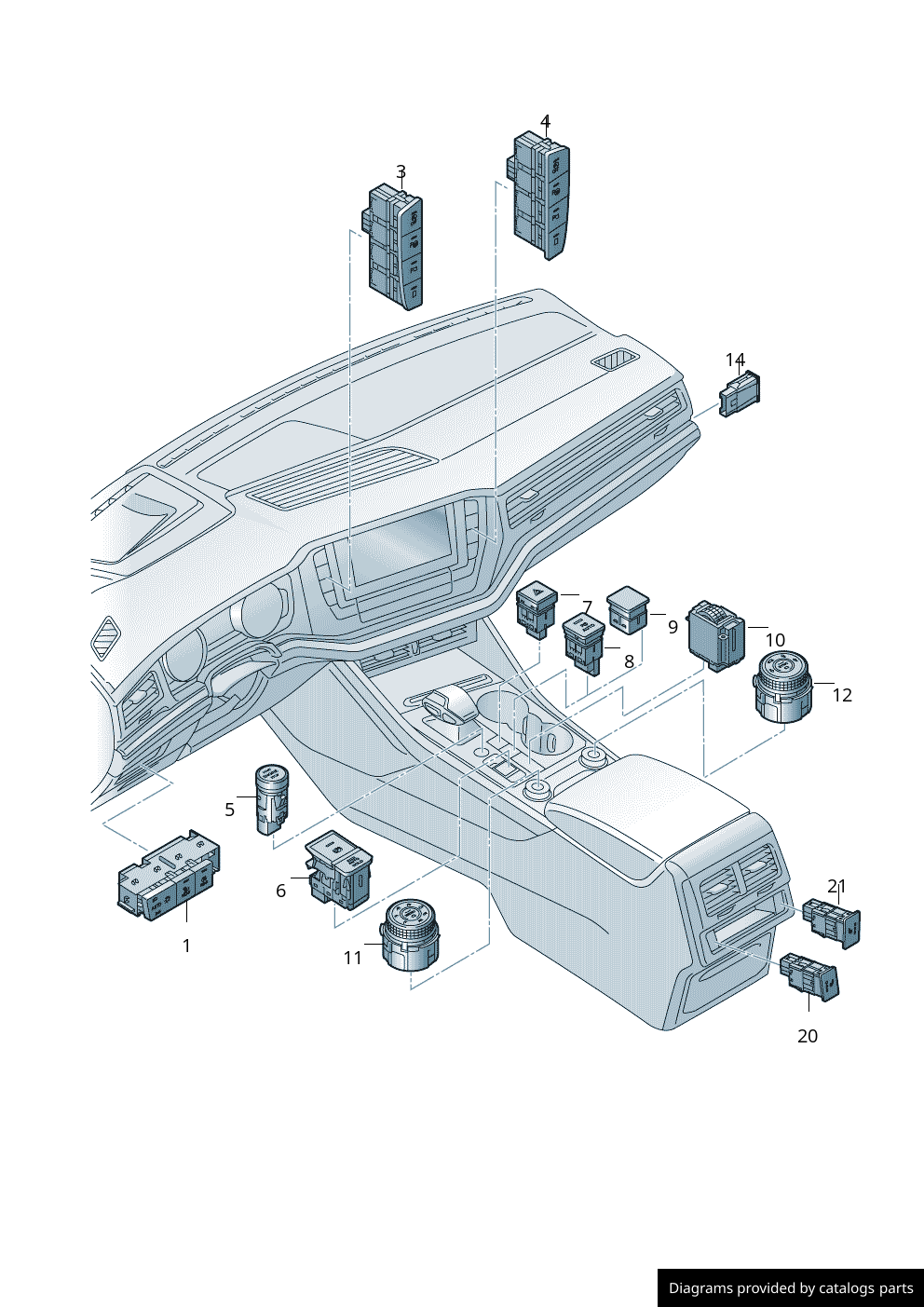 Car part diagram