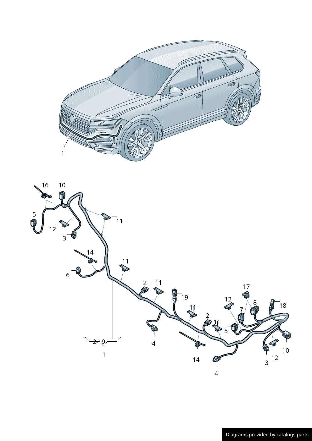 Car part diagram