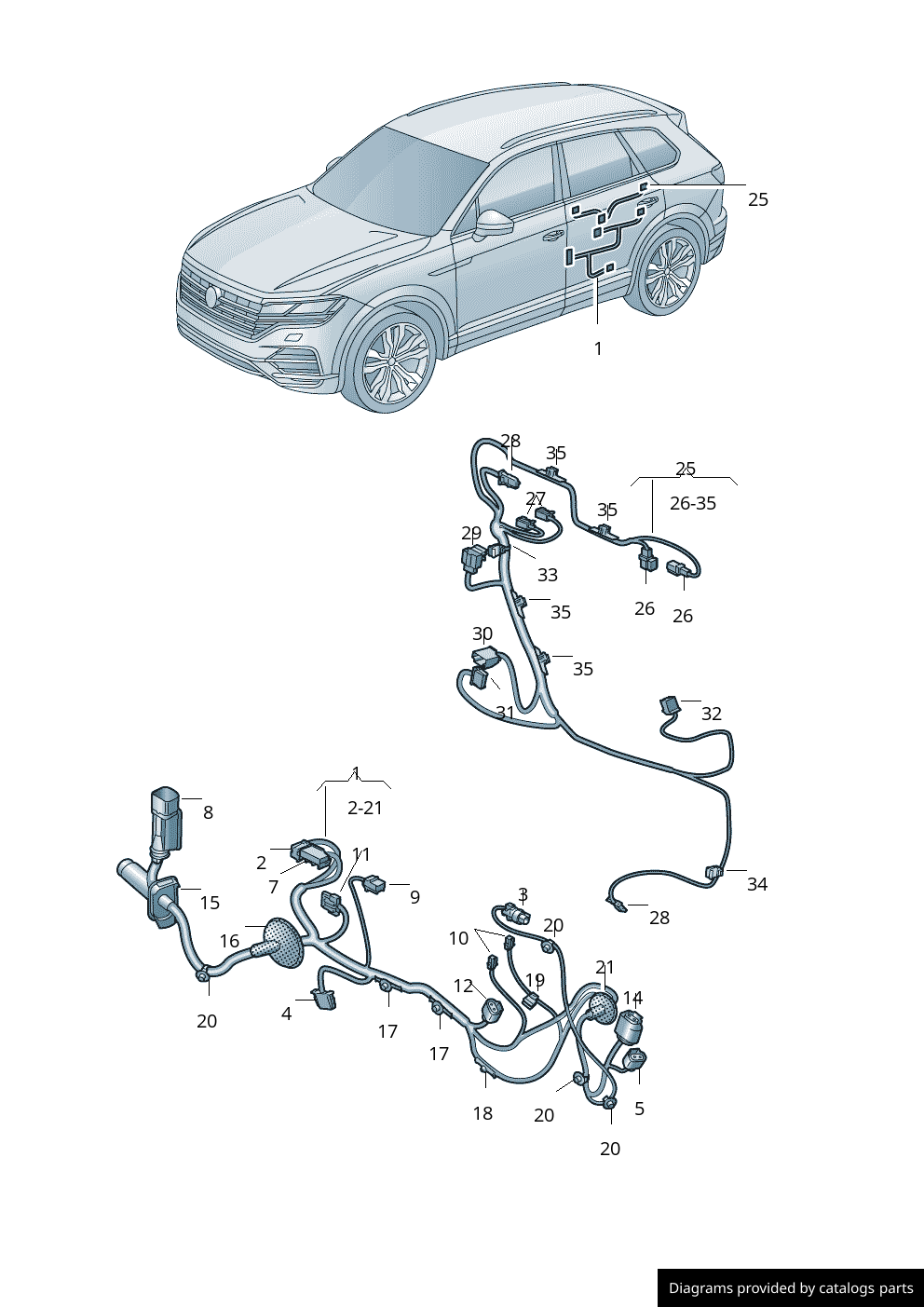 Car part diagram