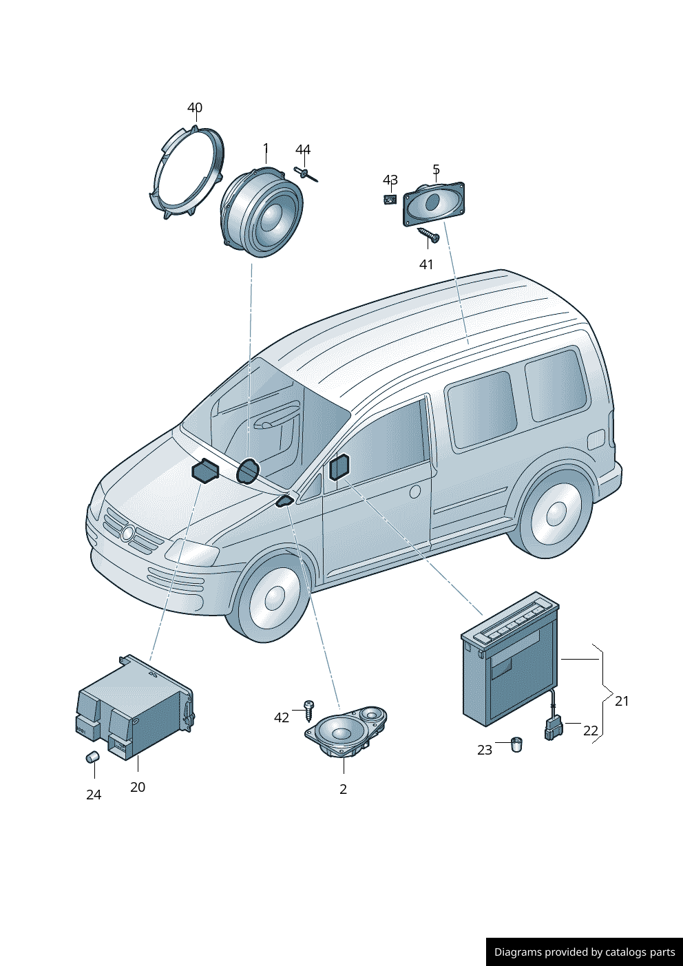 Car part diagram