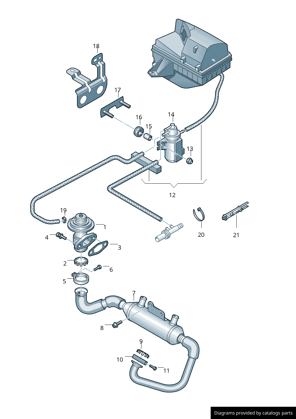 Car part diagram