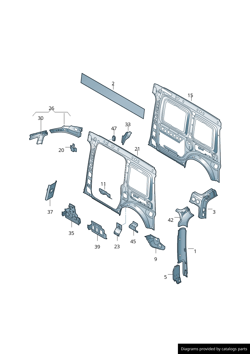 Car part diagram