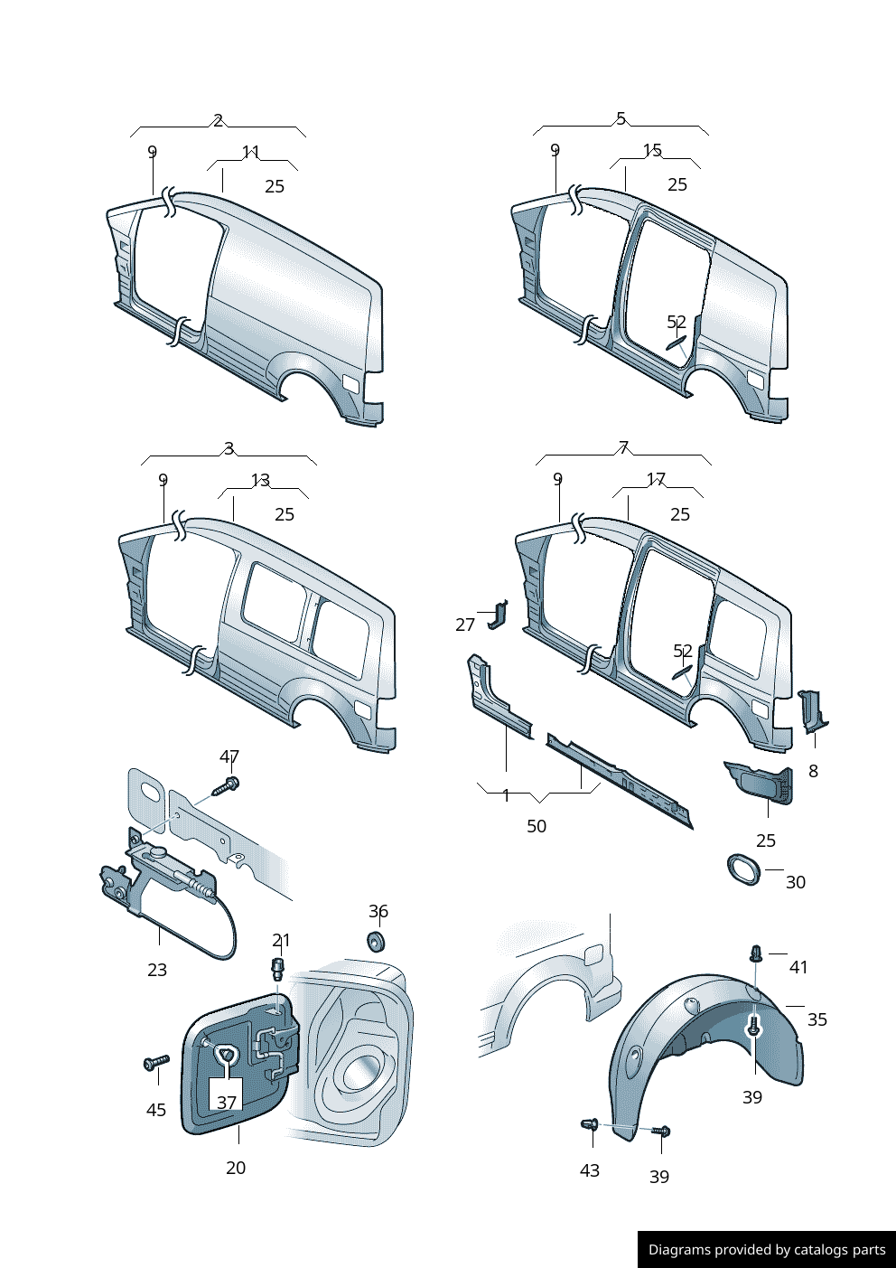 Car part diagram