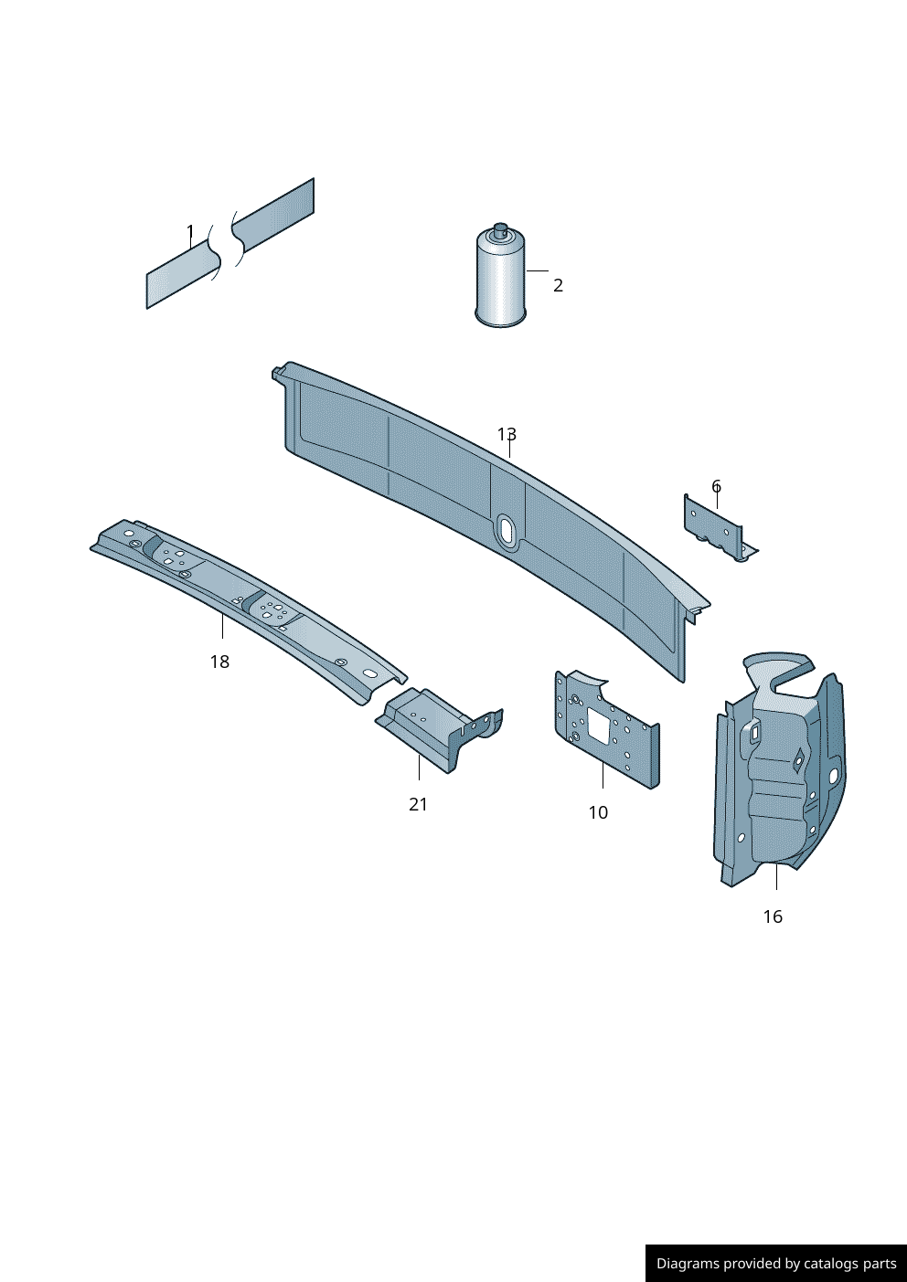Car part diagram