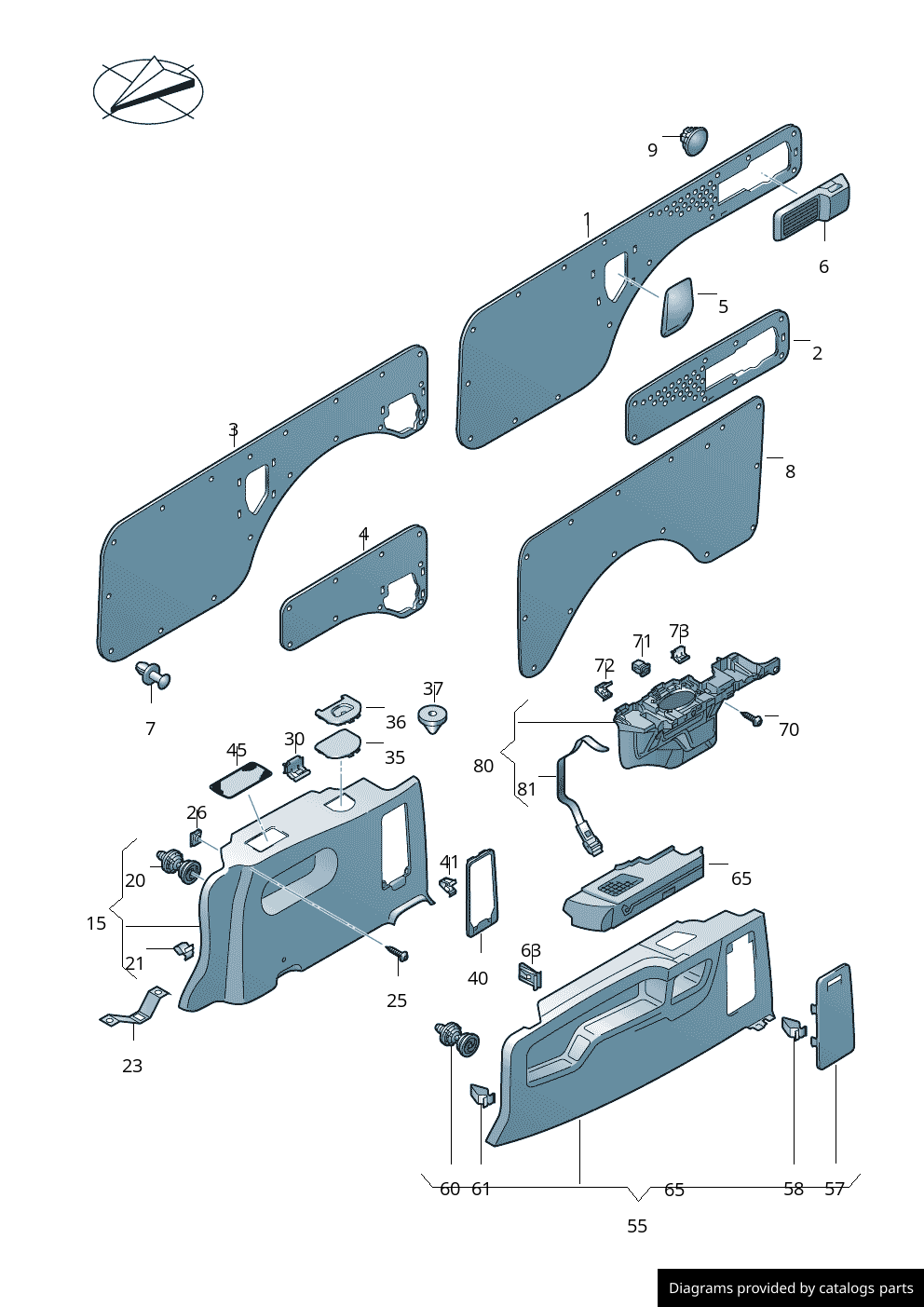 Car part diagram