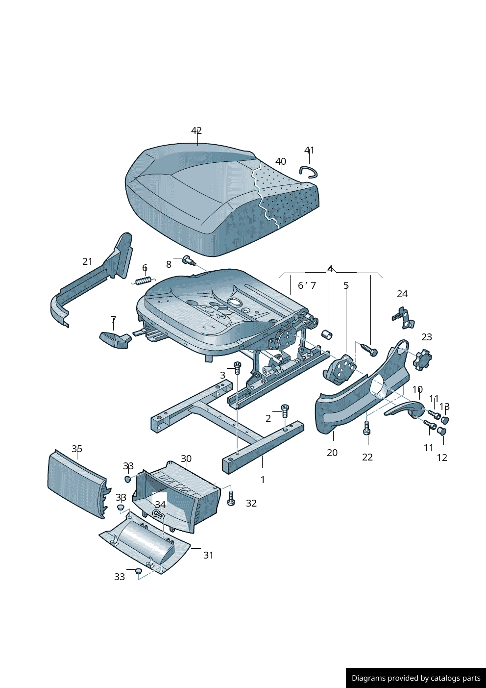 Car part diagram