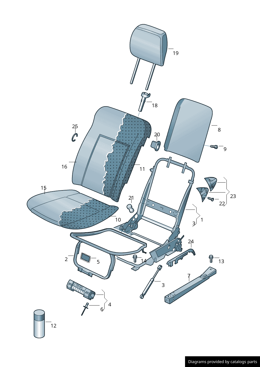 Car part diagram