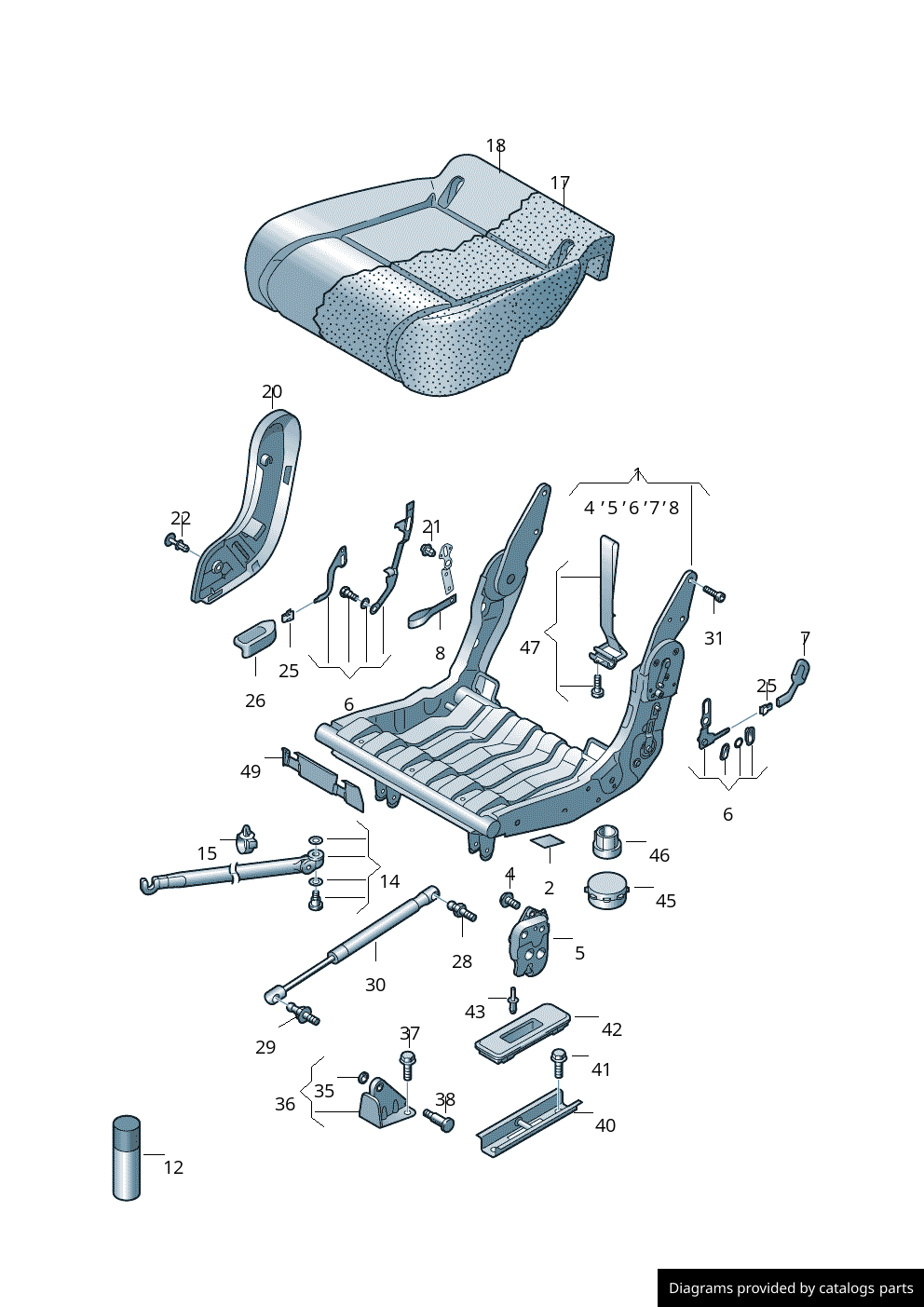 Car part diagram