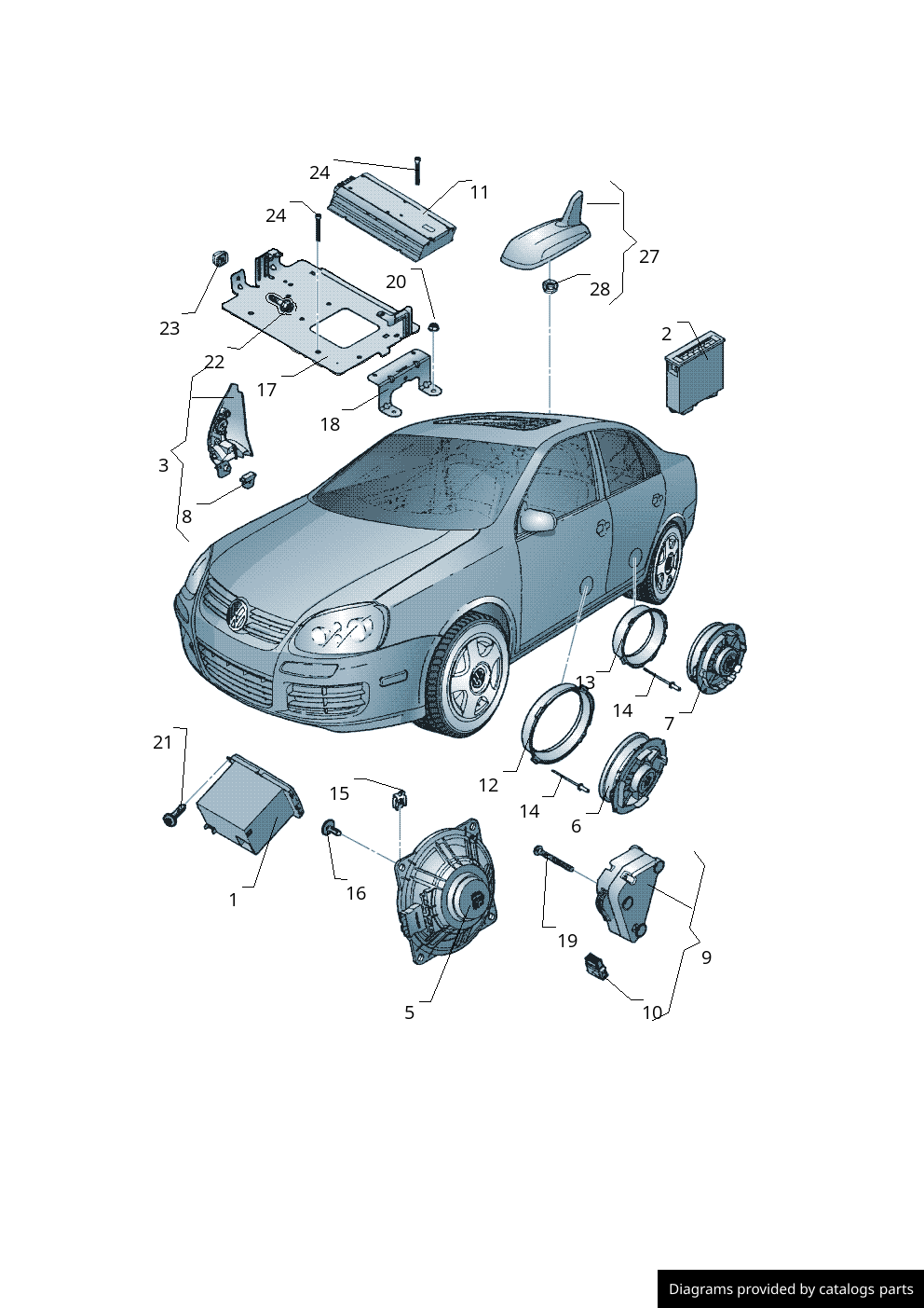 Car part diagram