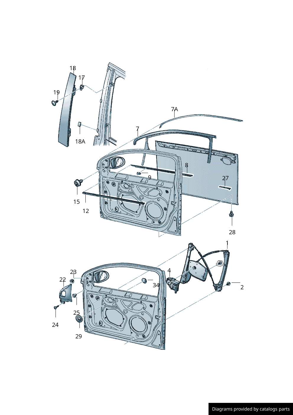 Car part diagram
