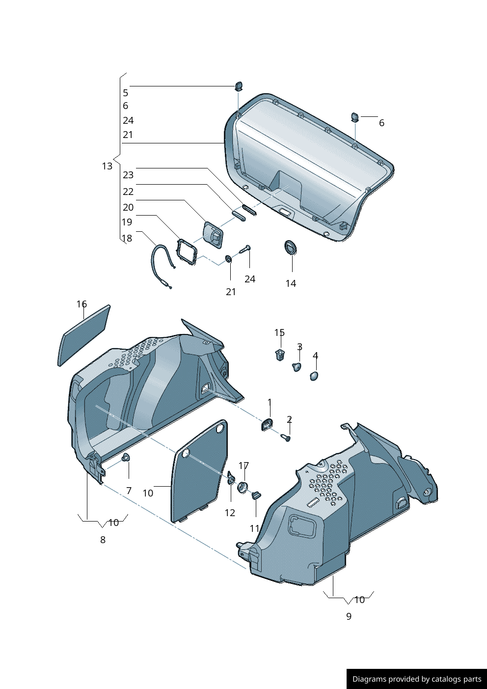 Car part diagram