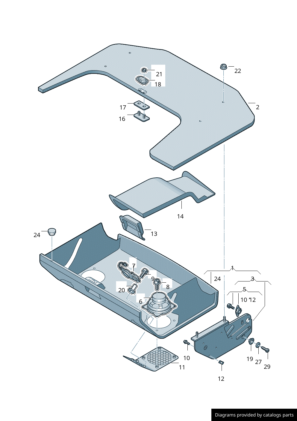 Car part diagram