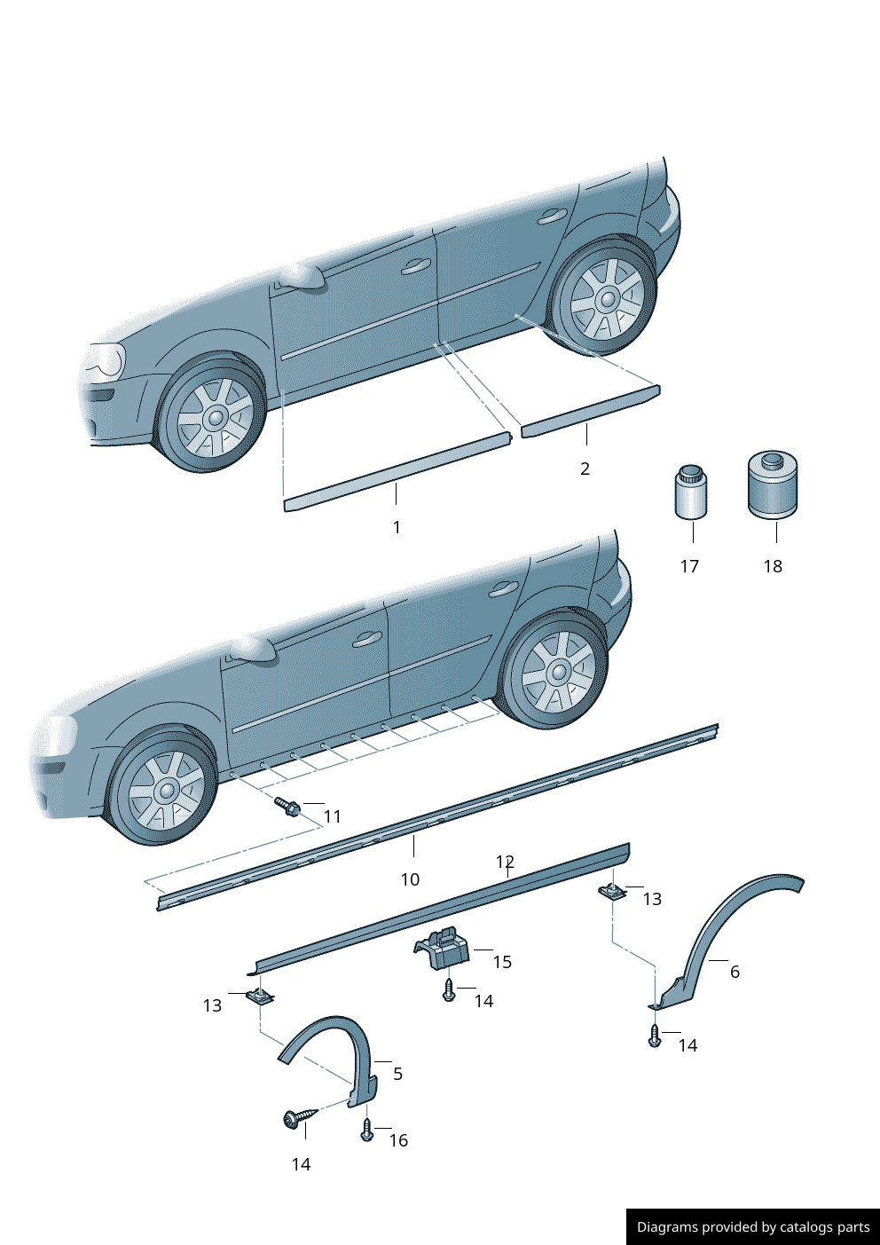 Car part diagram