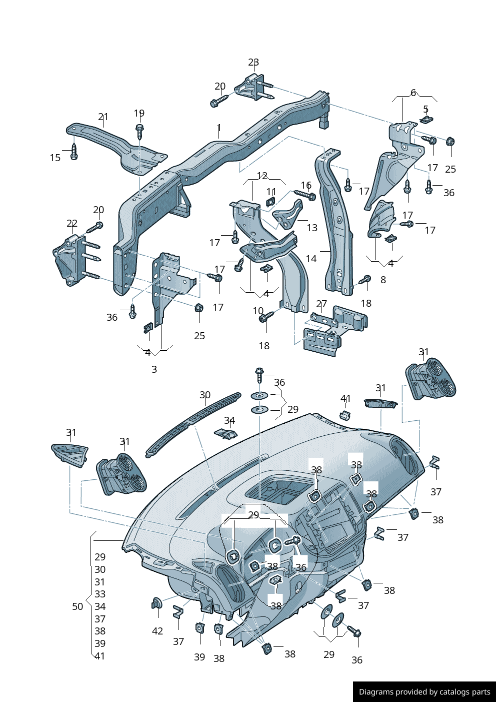 Car part diagram