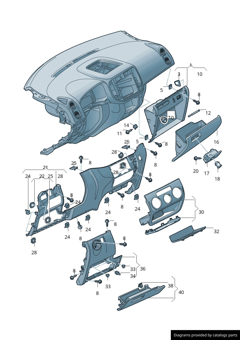 Car part diagram