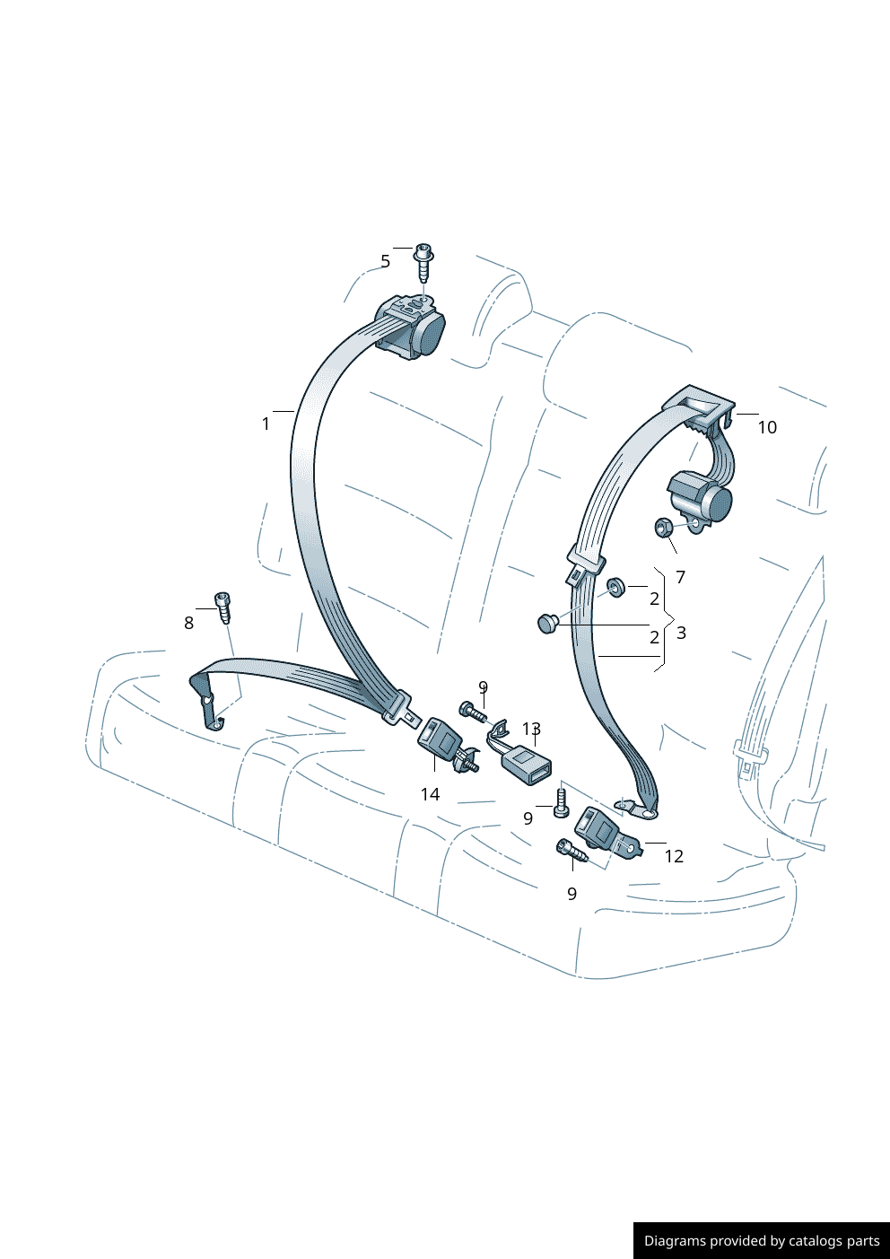Car part diagram