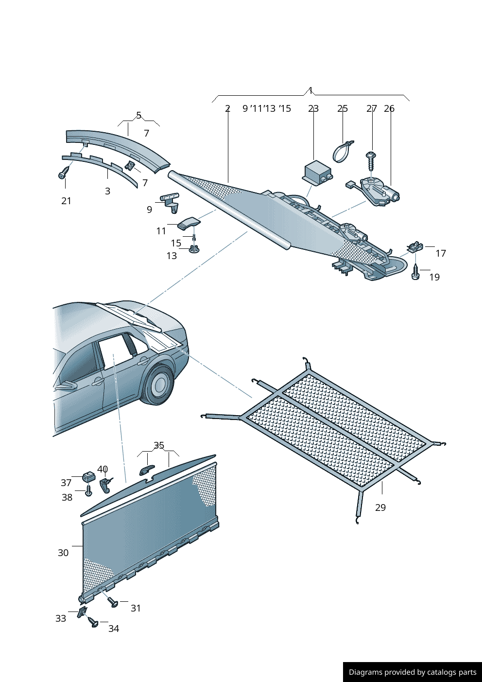 Car part diagram