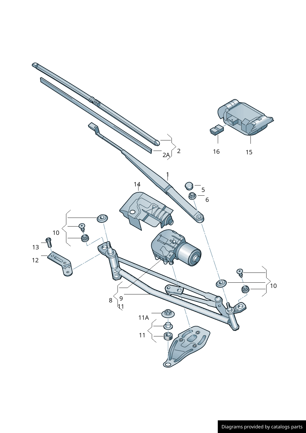 Car part diagram