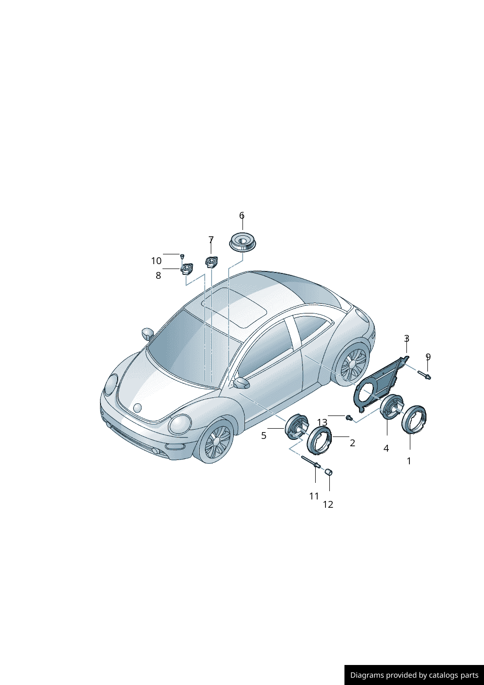 Car part diagram