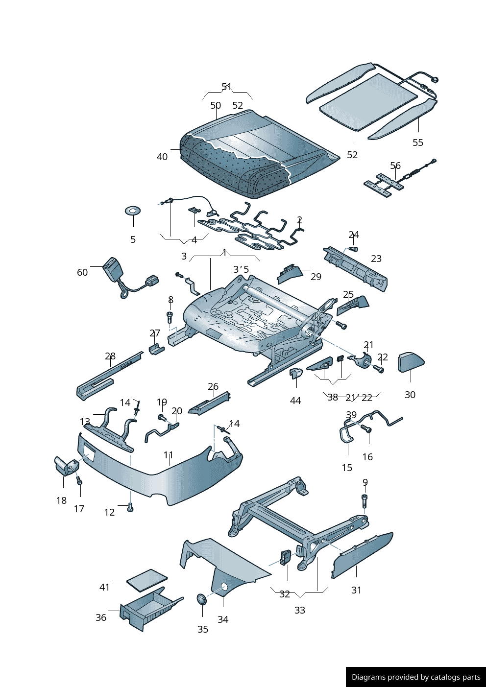 Car part diagram