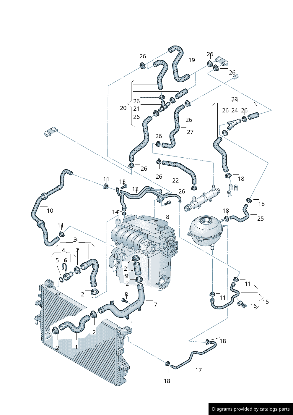 Car part diagram
