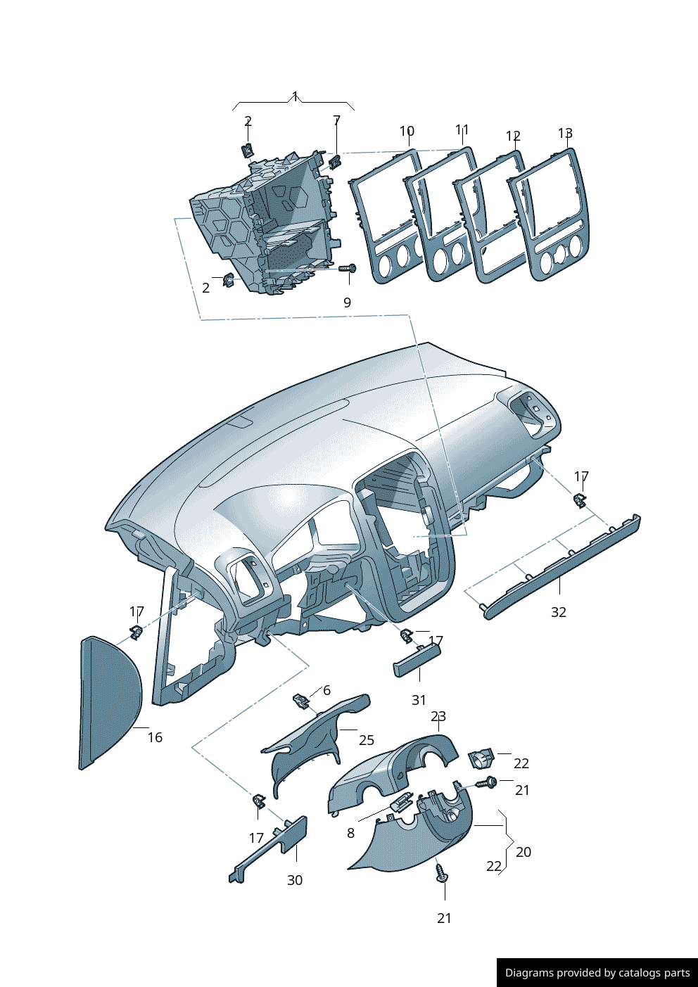 Car part diagram