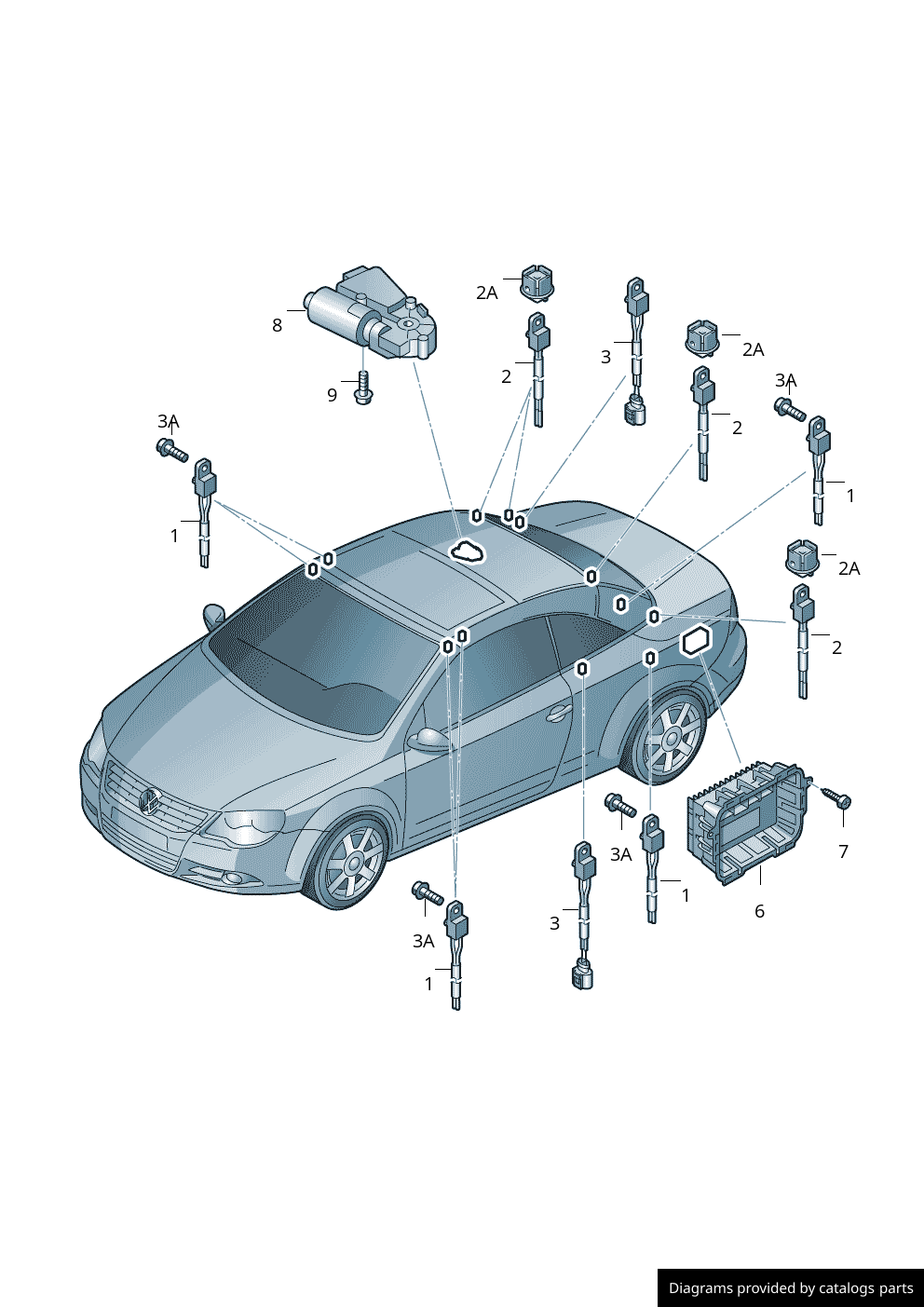 Car part diagram