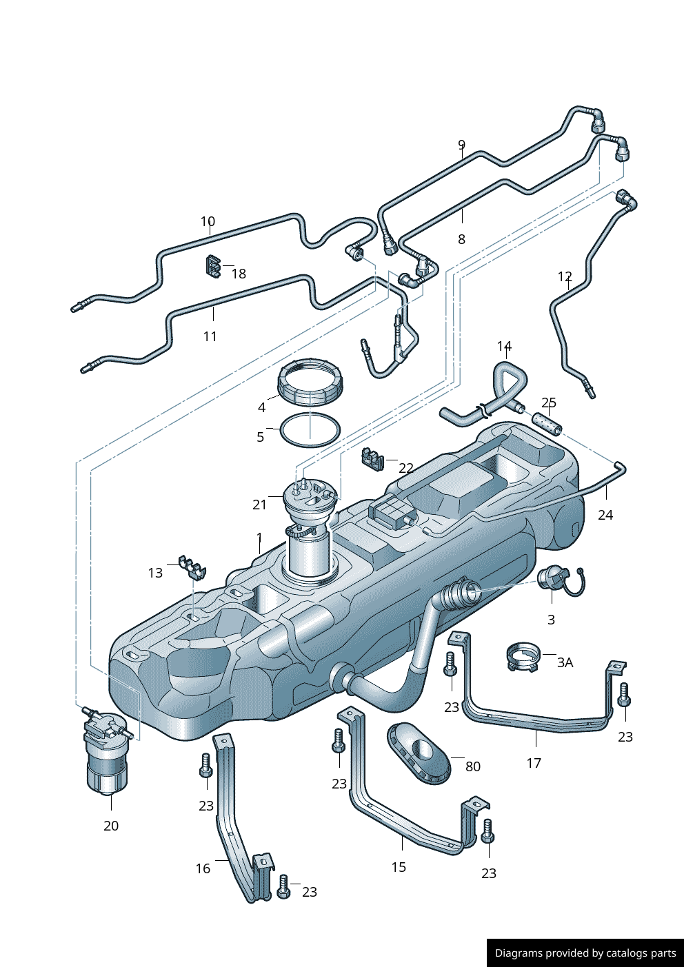Car part diagram