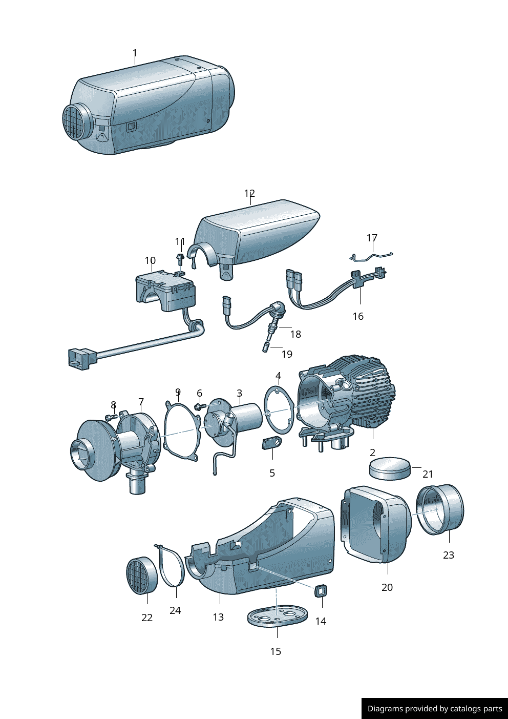 Car part diagram