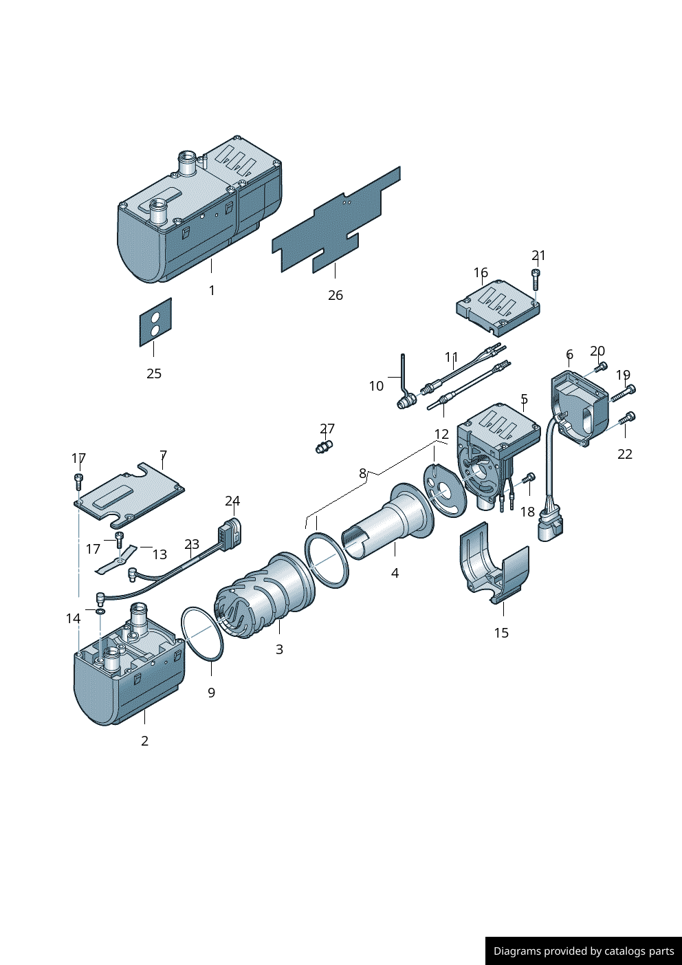 Car part diagram