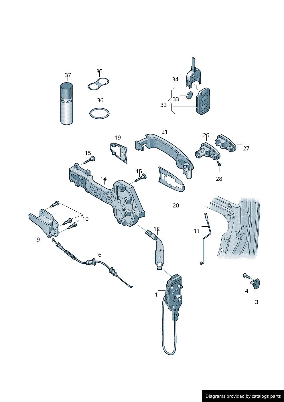 Car part diagram
