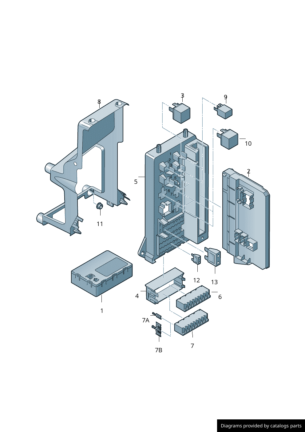 Car part diagram