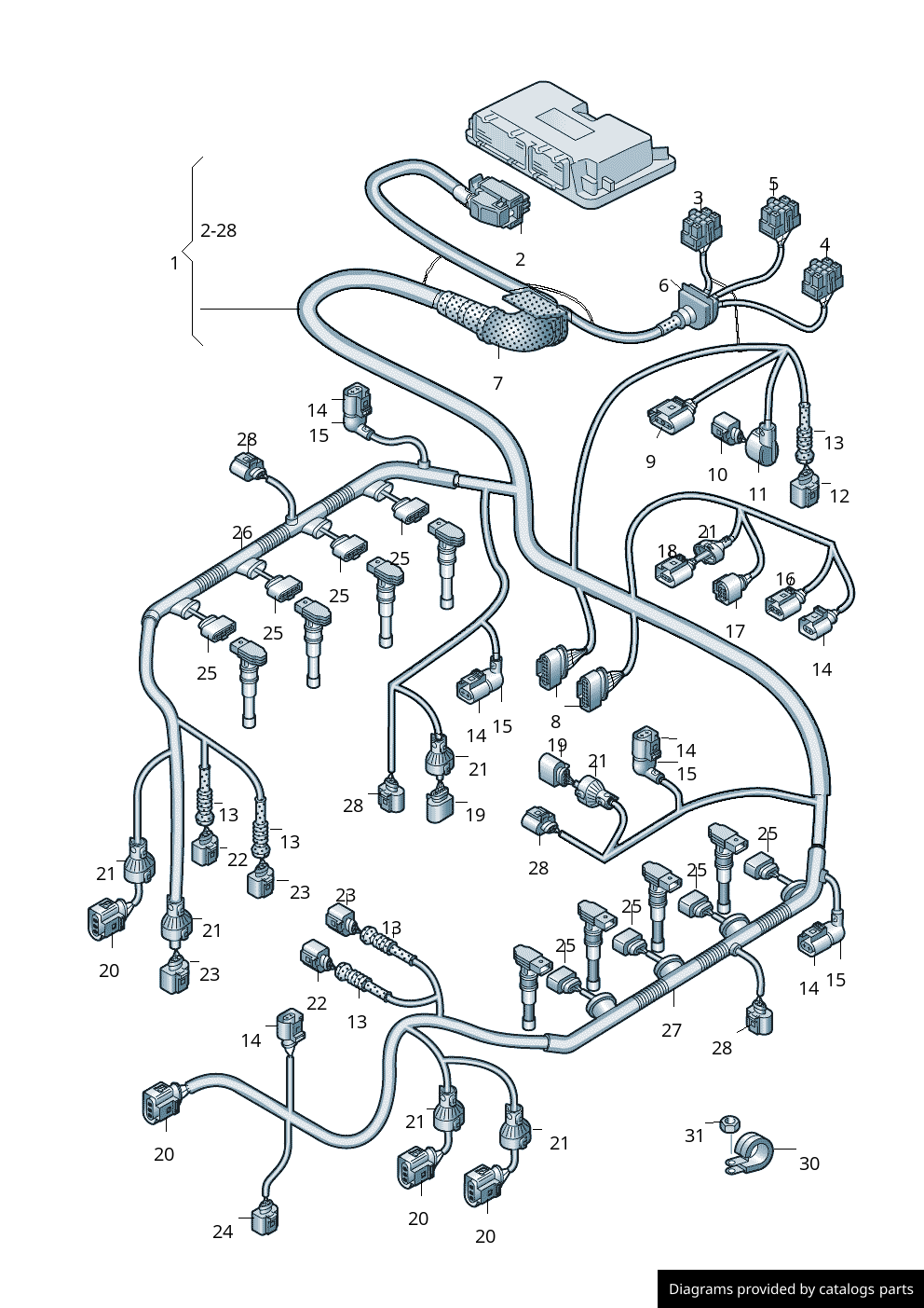 Car part diagram