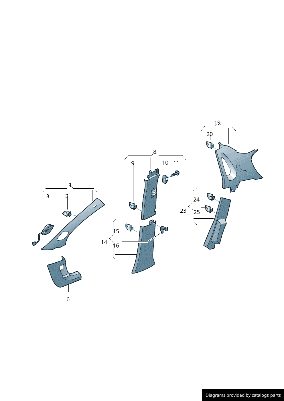 Car part diagram