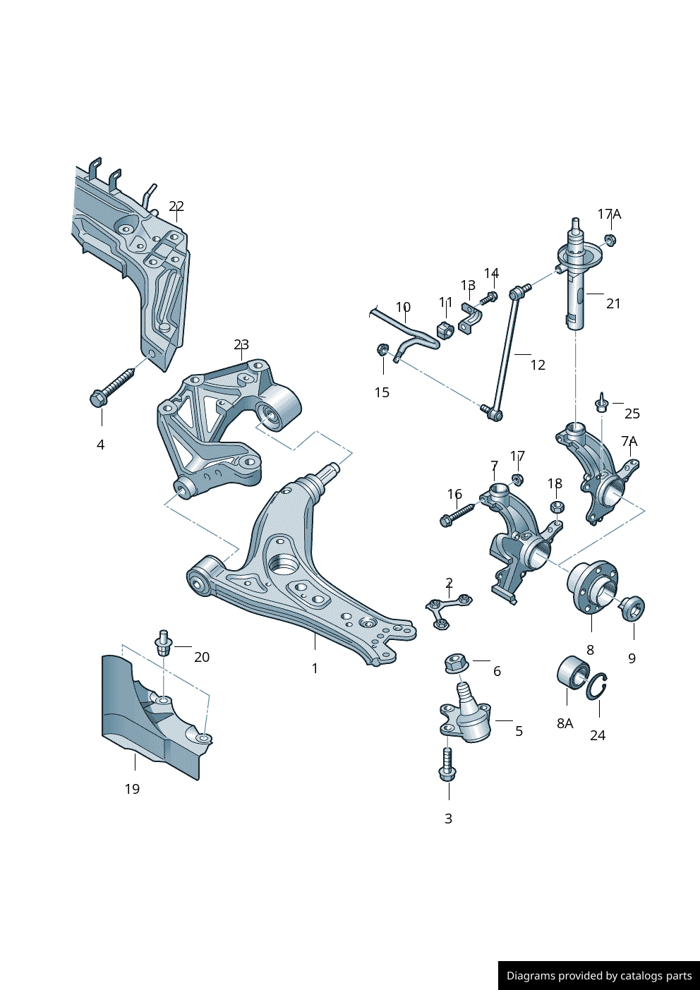 Car part diagram