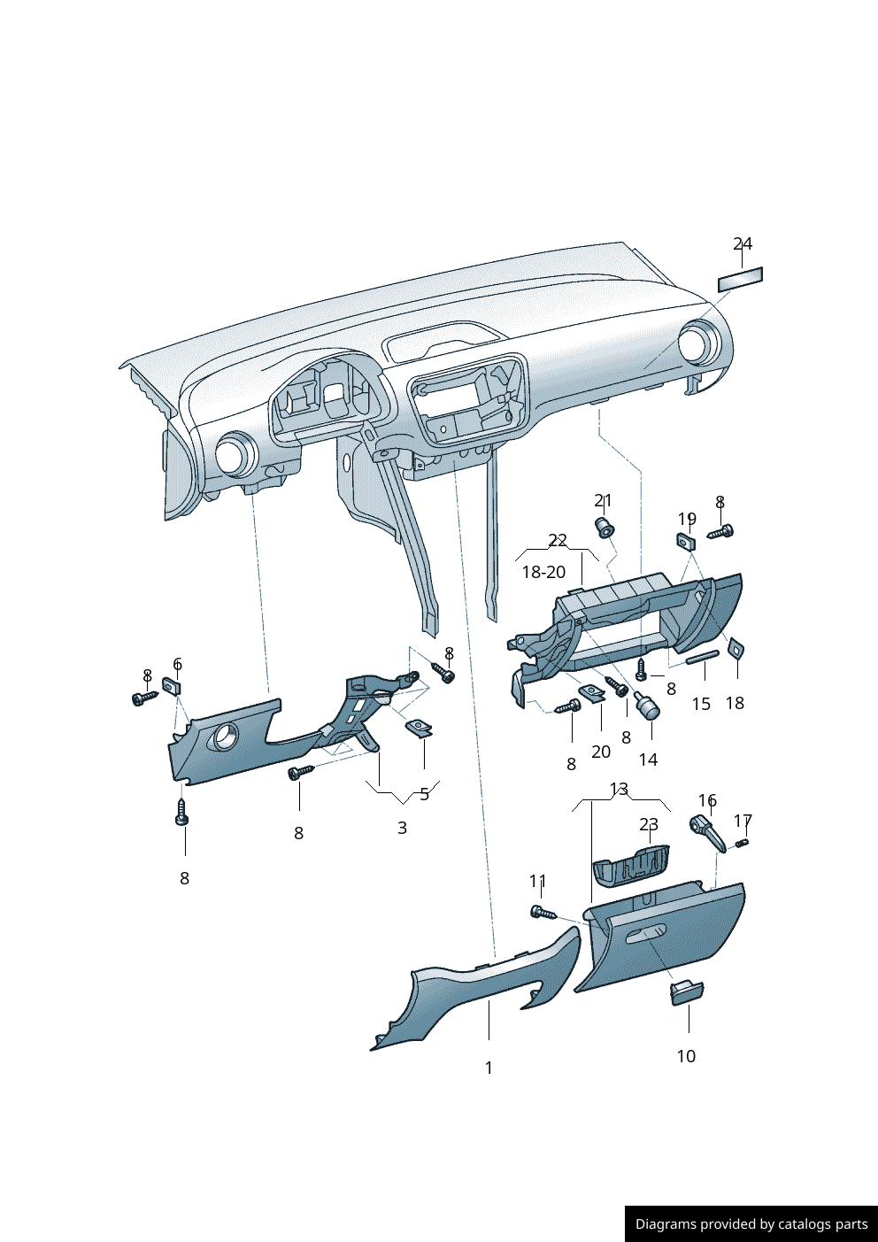 Car part diagram