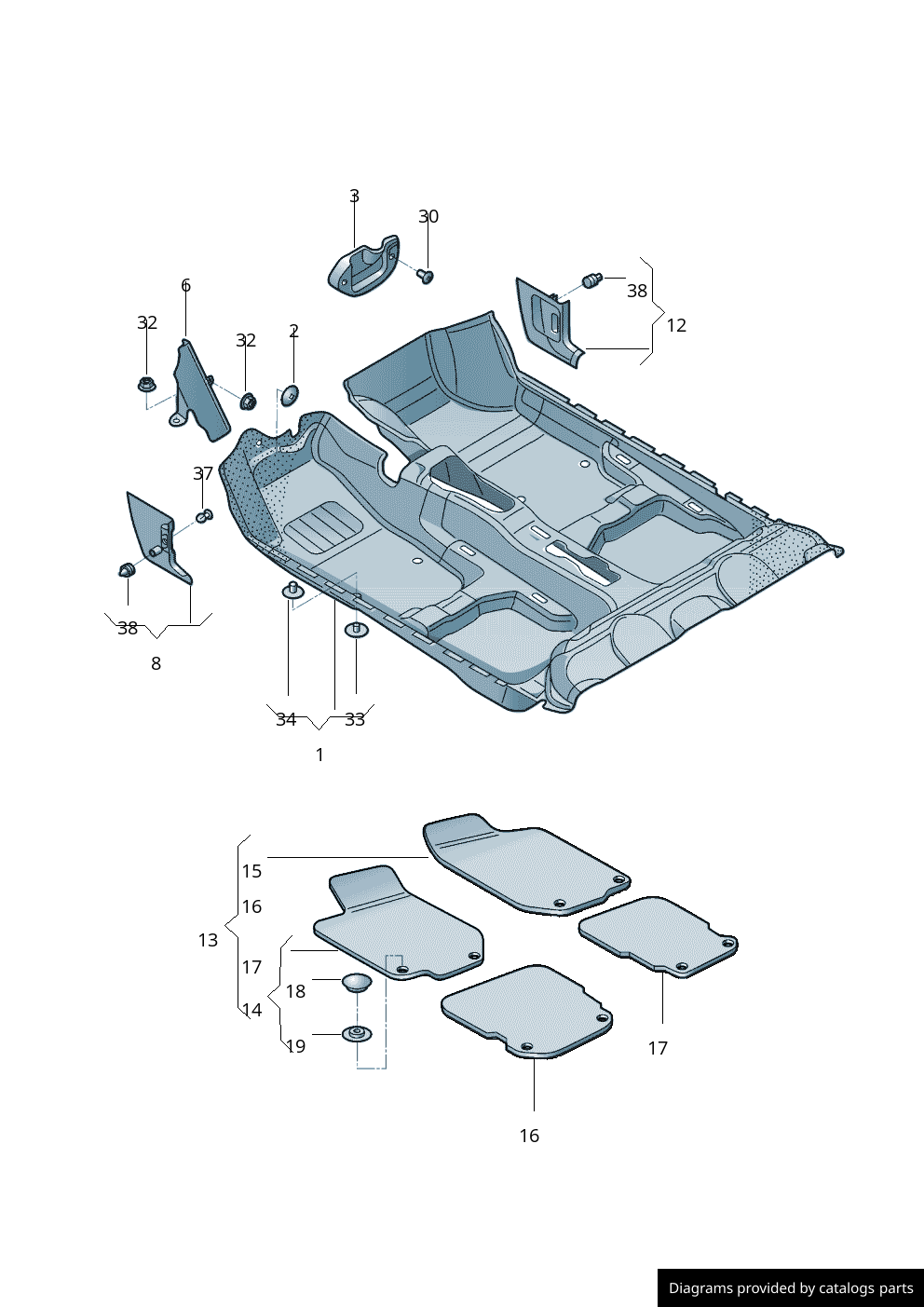 Car part diagram