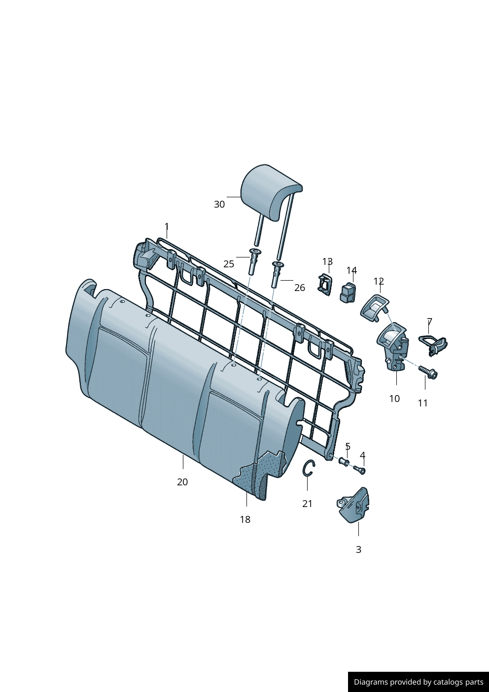 Car part diagram