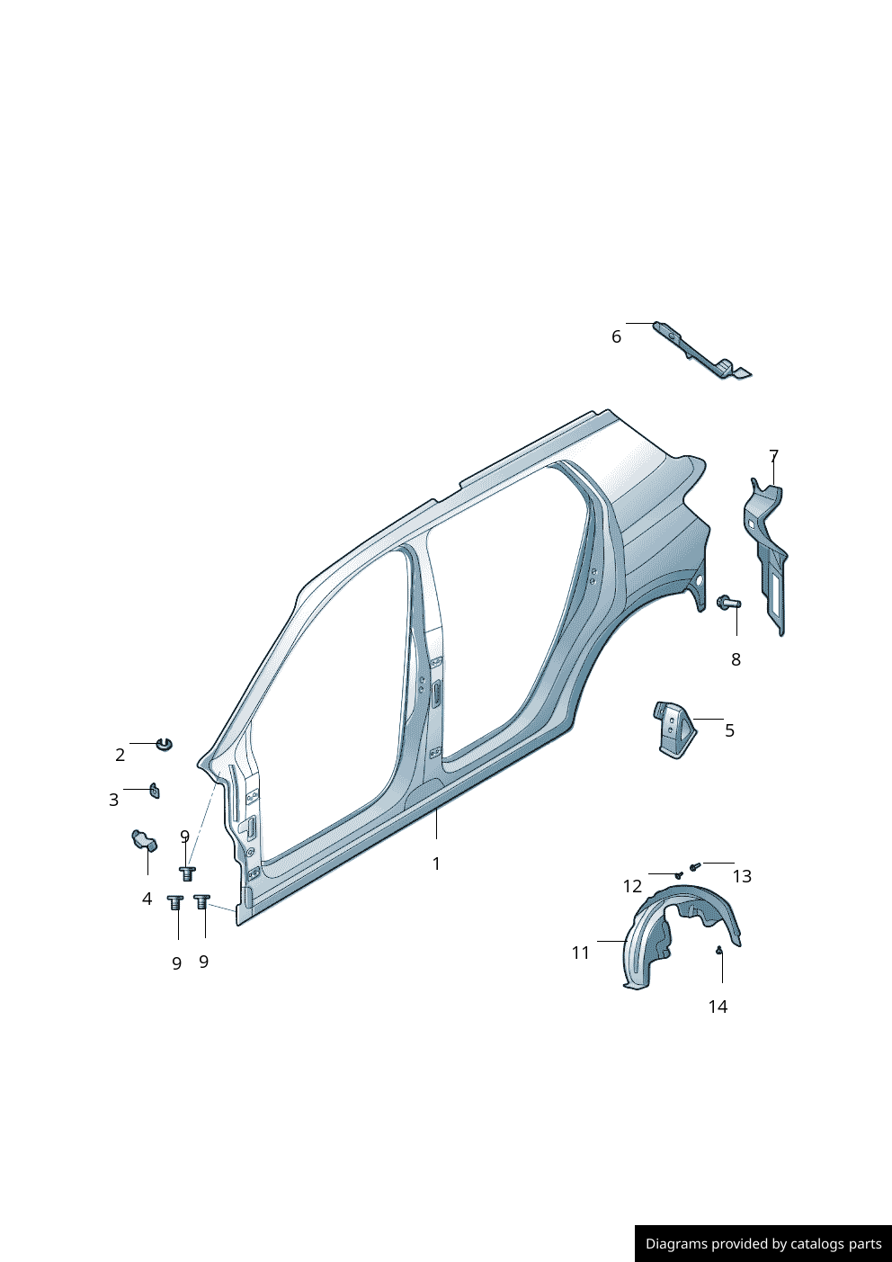 Car part diagram