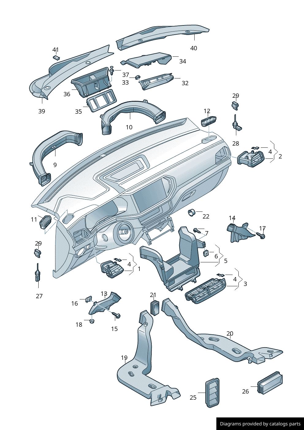 Car part diagram