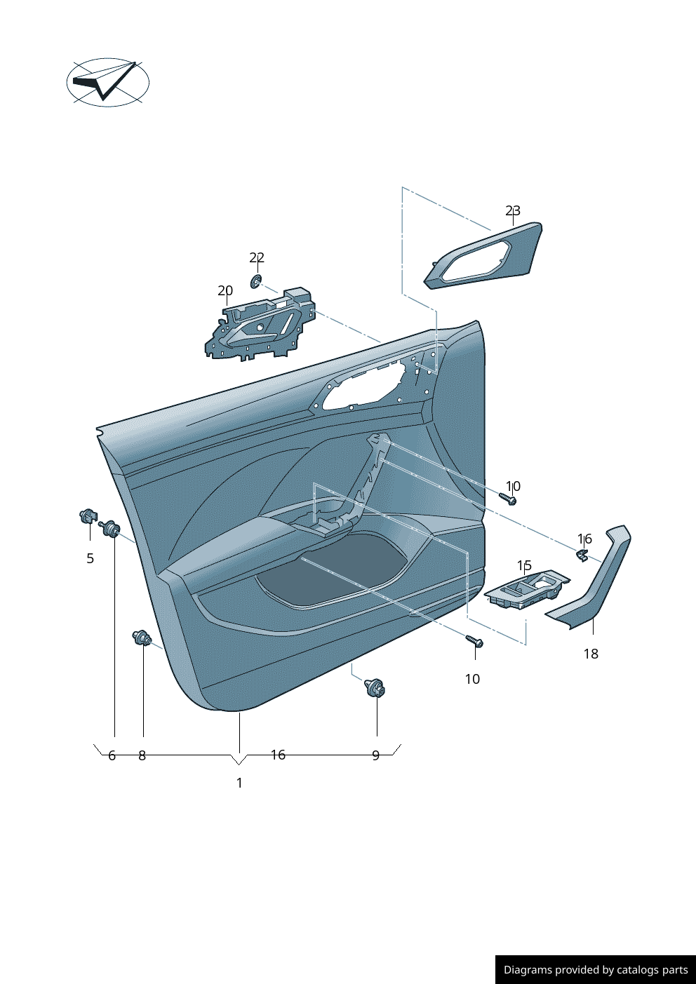 Car part diagram