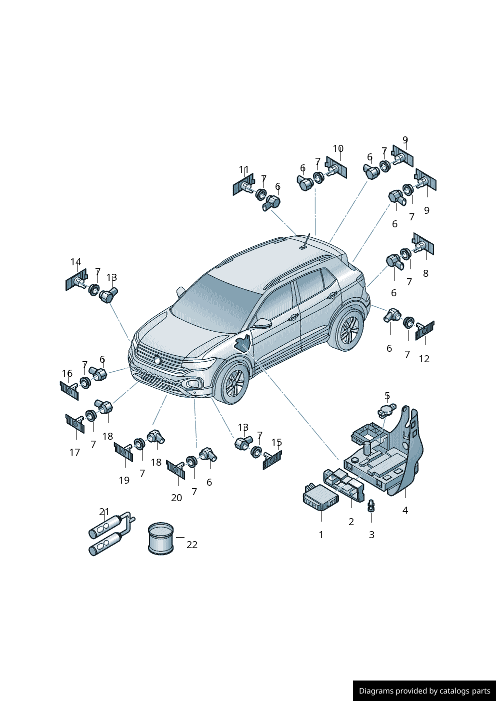 Car part diagram
