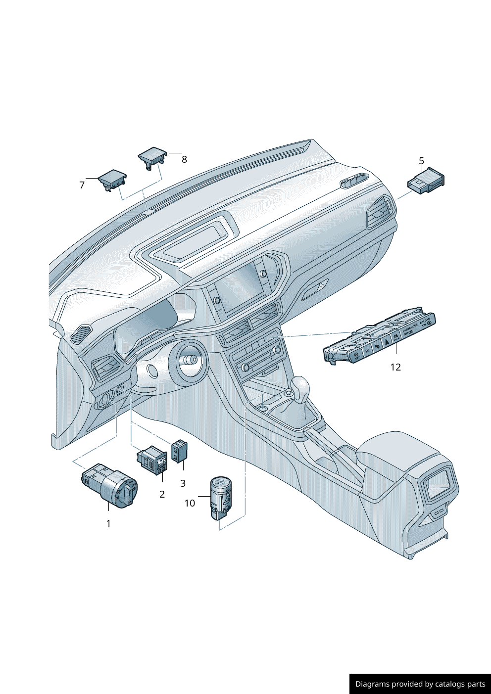 Car part diagram