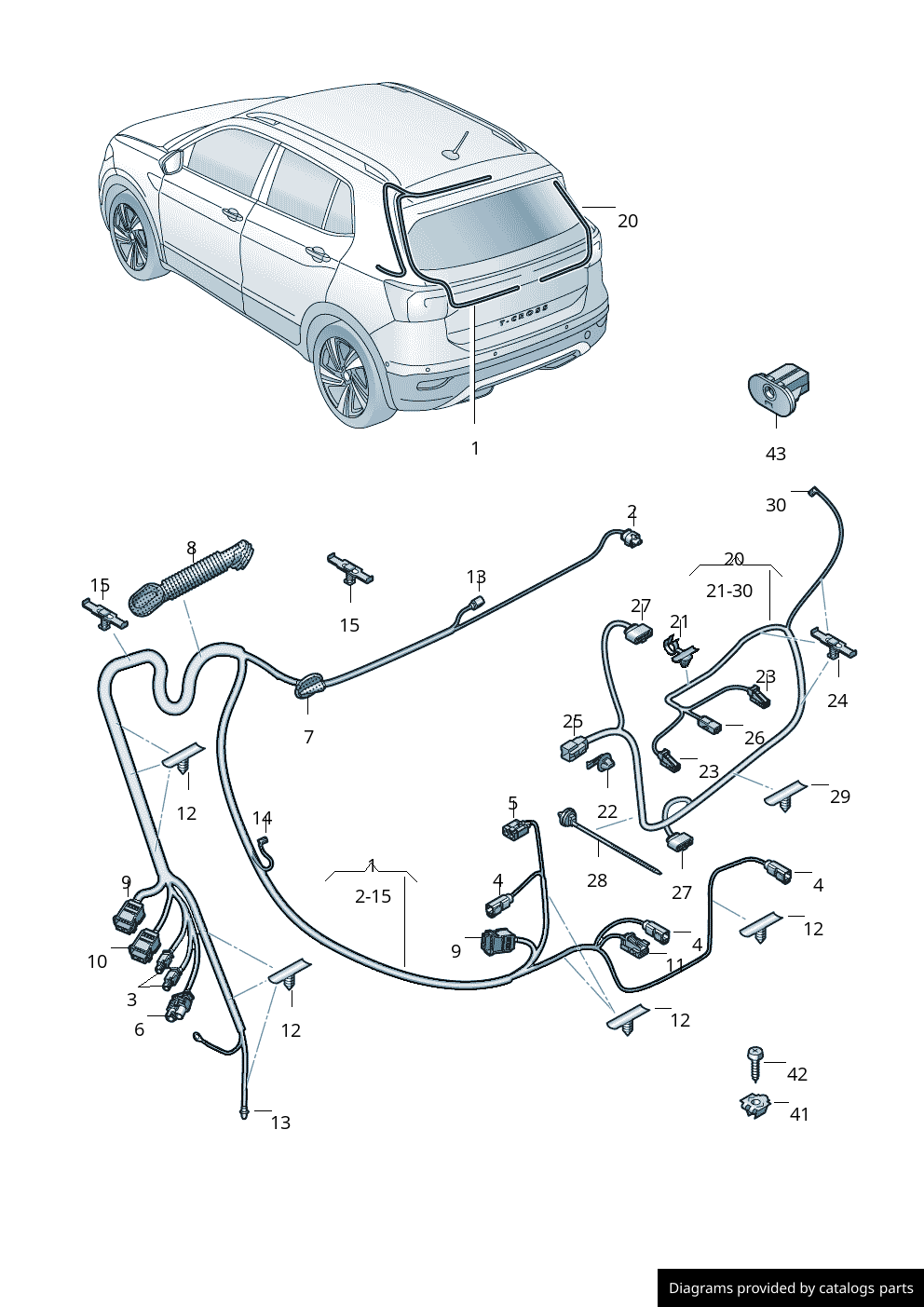 Car part diagram