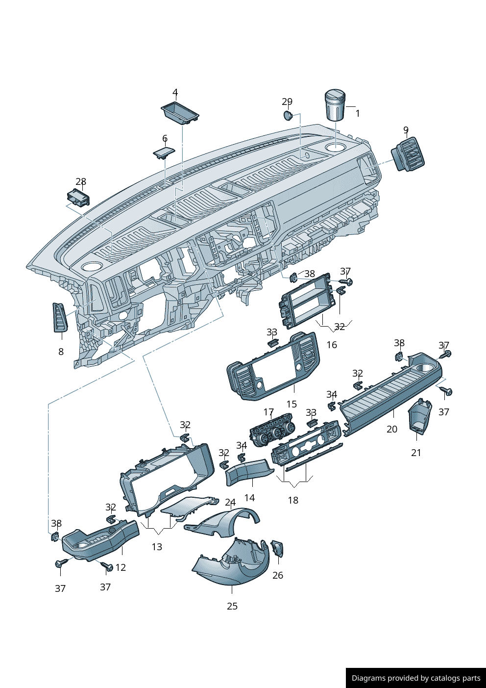 Car part diagram