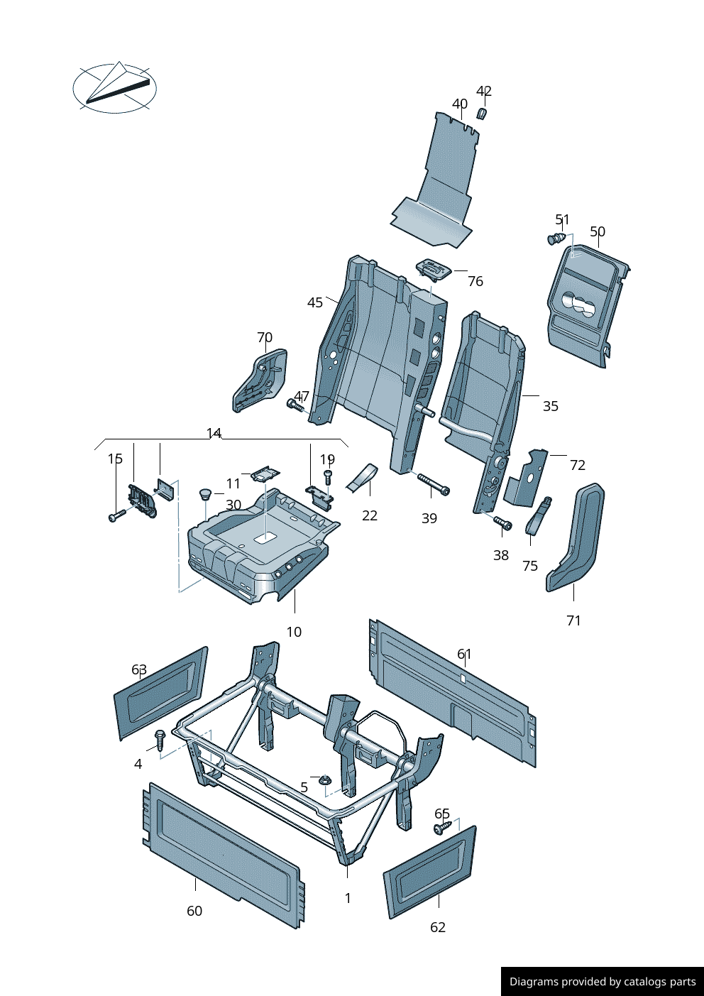 Car part diagram